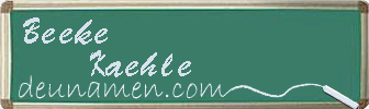 Beeke Kaehle Visitenkarte